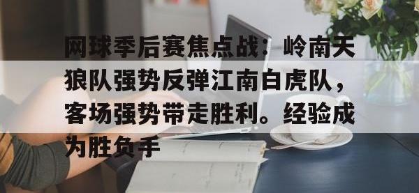 MKSPORTS-网球季后赛焦点战：岭南天狼队强势反弹江南白虎队，客场强势带走胜利。经验成为胜负手的简单介绍